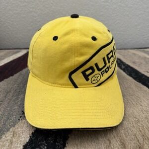 Pure Polaris Hat Cap Strapback Yellow Embroidered Adjustable One Size
